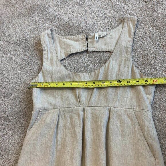 Covet beige sleeveless dress sz 6 - Picture 8 of 13